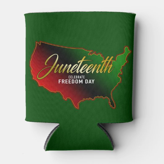 Juneteenth Black Independence Dosenkühler (Vorderseite)