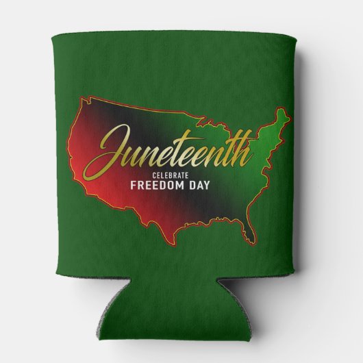 Juneteenth Black Independence Dosenkühler (Rückseite)