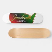 Juneteenth Black Independence Skateboard (Horizontal)