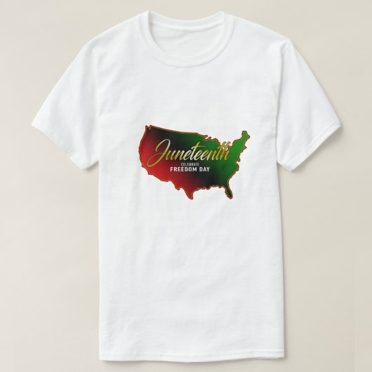 Juneteenth Black Independence T-Shirt (Design vorne)