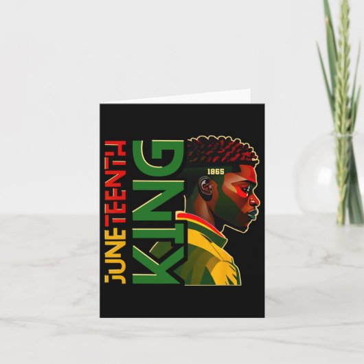 Juneteenth Black King 1 Karte (Vorderseite)