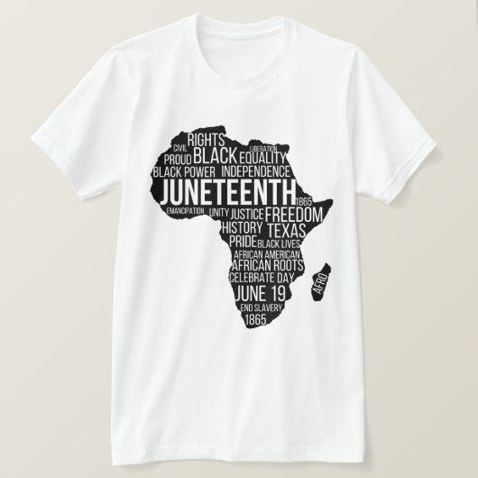 Juneteenth Black Lives Matter T-Shirt (Design vorne)