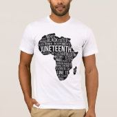 Juneteenth Black Lives Matter T-Shirt (Vorderseite)