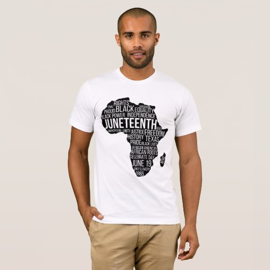 Juneteenth Black Lives Matter T-Shirt (Vorne ganz)