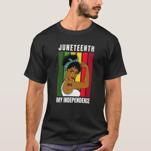 Juneteenth Black Queen Melanin Mutter Mama Daughte T-Shirt (Vorderseite)