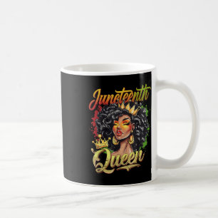 Juneteenth Black Queen Vibes Funny Juneteenth 1865 Kaffeetasse