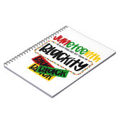 Juneteenth Blackity Black Black Funny Notizblock (Linke Seite)