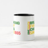 JUNETEENTH Breaking Every Chain 1985 BLACK MONTH Tasse (Zentrum)