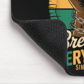 Juneteenth bricht jede Kette seit 1865 Afrikanisch Mousepad (Ecke)