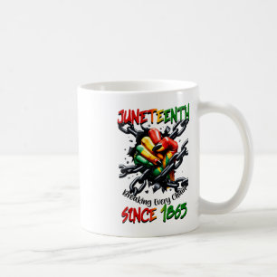 Juneteenth bricht jede Kette seit 1865 Kaffeetasse