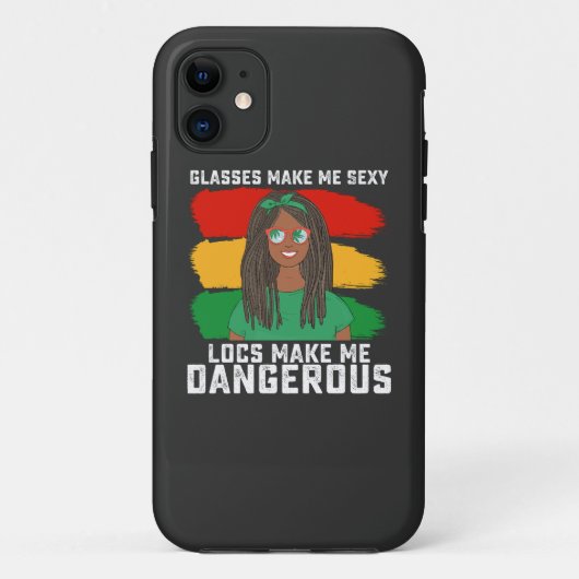 Juneteenth Brillen macht mich gefährlich Case-Mate iPhone Hülle (Rückseite)