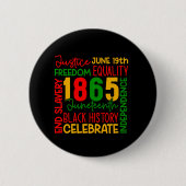 Juneteenth Buttons (Vorderseite)