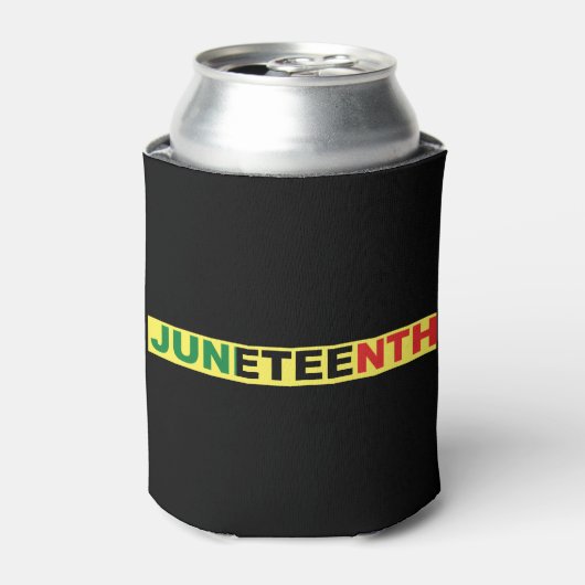 Juneteenth Can Cooler Dosenkühler (Kanne Vorderseite)