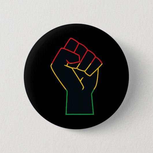 Juneteenth Celebrates Black African American Freed Button (Vorderseite)