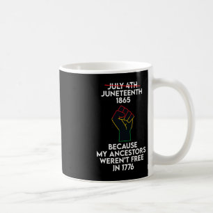 Juneteenth Celebrates Black African American Freed Kaffeetasse