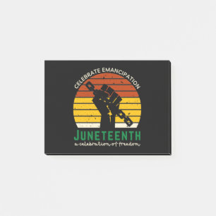 Juneteenth Celebrating Freedom Post-it Klebezettel
