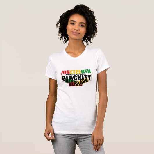 Juneteenth Celebration T-Shirt (Vorne ganz)