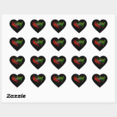 Juneteenth Classic Round Sticker (Blatt)