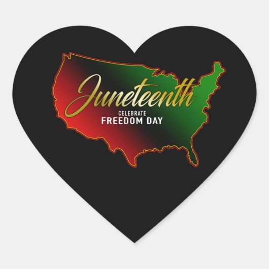 Juneteenth Classic Round Sticker (Vorderseite)