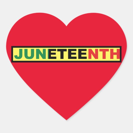 Juneteenth Classic Round Sticker (Vorderseite)