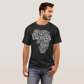 Juneteenth Cloud Black Power Geschichte Afrikanisc T-Shirt (Vorne ganz)