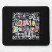 Juneteenth Collage Mousepad (Vorne)