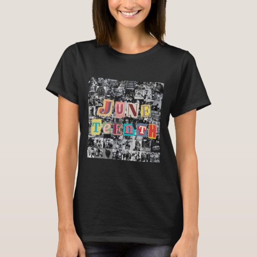 Juneteenth Collage T-Shirt (Vorderseite)