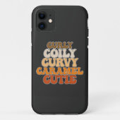 Juneteenth Curly Coily Curvy Caramel Süsse Case-Mate iPhone Hülle (Rückseite)