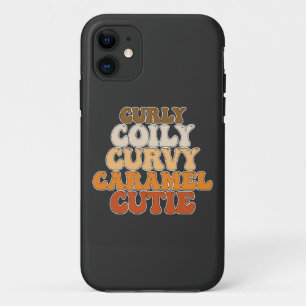 Juneteenth Curly Coily Curvy Caramel Süsse Case-Mate iPhone Hülle