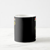 Juneteenth Dabbing schwarze Mädchen Königin Melani Kaffeetasse (Mittel)