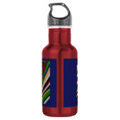 Juneteenth-Edelstahl-Wasserflasche Edelstahlflasche (Rückseite)
