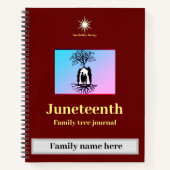 Juneteenth Family Journal Notizblock (Vorderseite)