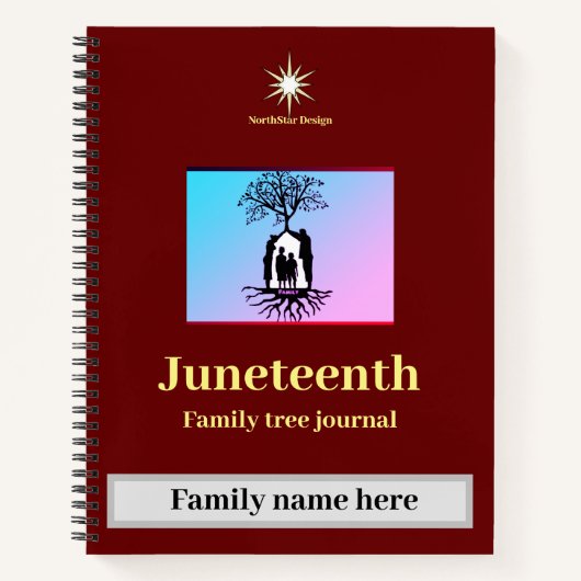 Juneteenth Family Journal Notizblock (Vorderseite)
