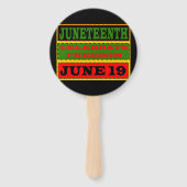 Juneteenth Fan Fächer (Vorderseite)