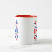 Juneteenth-Feier-Kaffeetasse (0,33 l) Tasse (Zentrum)