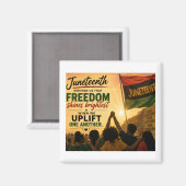 Juneteenth-Feier Magnet (Vorderseite/Rückseite)