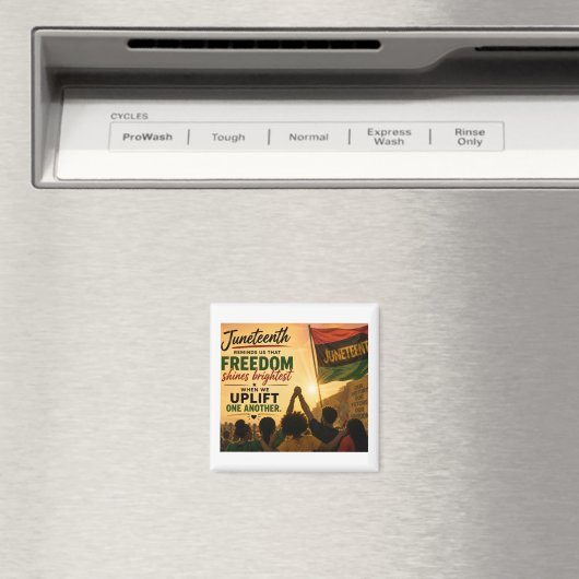Juneteenth-Feier Magnet (In Situ (Geschirrspüler))