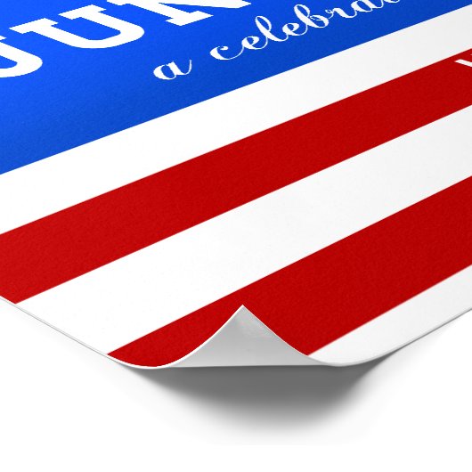 Juneteenth - Feier zur Befreiung Poster (Ecke)