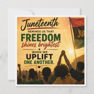 Juneteenth-Feierkarte