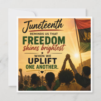 Juneteenth-Feierkarte