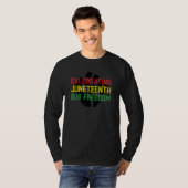 Juneteenth feiern T-Shirt (Vorne ganz)