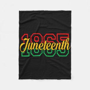 Juneteenth feiert schwarze Freiheit 1865 Geschicht Fleecedecke