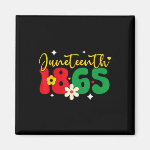 Juneteenth feiert schwarze Freiheit 1865 Geschicht Magnet