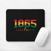 Juneteenth feiert schwarze Freiheit 1865 Geschicht Mousepad (Mit Mouse)