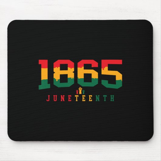 Juneteenth feiert schwarze Freiheit 1865 Geschicht Mousepad (Vorne)