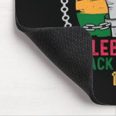 Juneteenth feiert schwarze Freiheit 1865 Mousepad (Ecke)