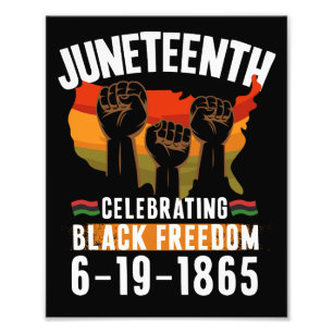 Juneteenth feiert schwarze Freiheit 186 Afrika Fotodruck