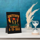 Juneteenth feiert schwarze Freiheit 186 Afrika Fotoplatte (Seite)
