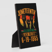 Juneteenth feiert schwarze Freiheit 186 Afrika Fotoplatte (Seite)