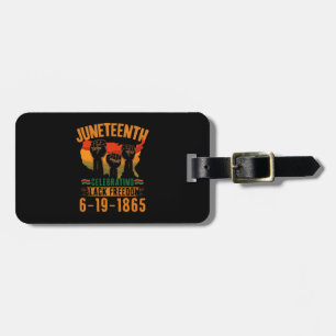 Juneteenth feiert schwarze Freiheit 186 Afrikanisc Gepäckanhänger